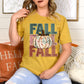 Fall fall fall floral pumpkin -DTF