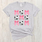 Soccer balls with bows - DTF