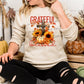 Grateful thankful blessed cross fall - DTF