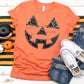 Pumpkin face sequin- DTF