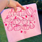 Pink outline pumpkins-DTF&UV