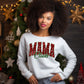 Mama Claus -faux glitter-DTF