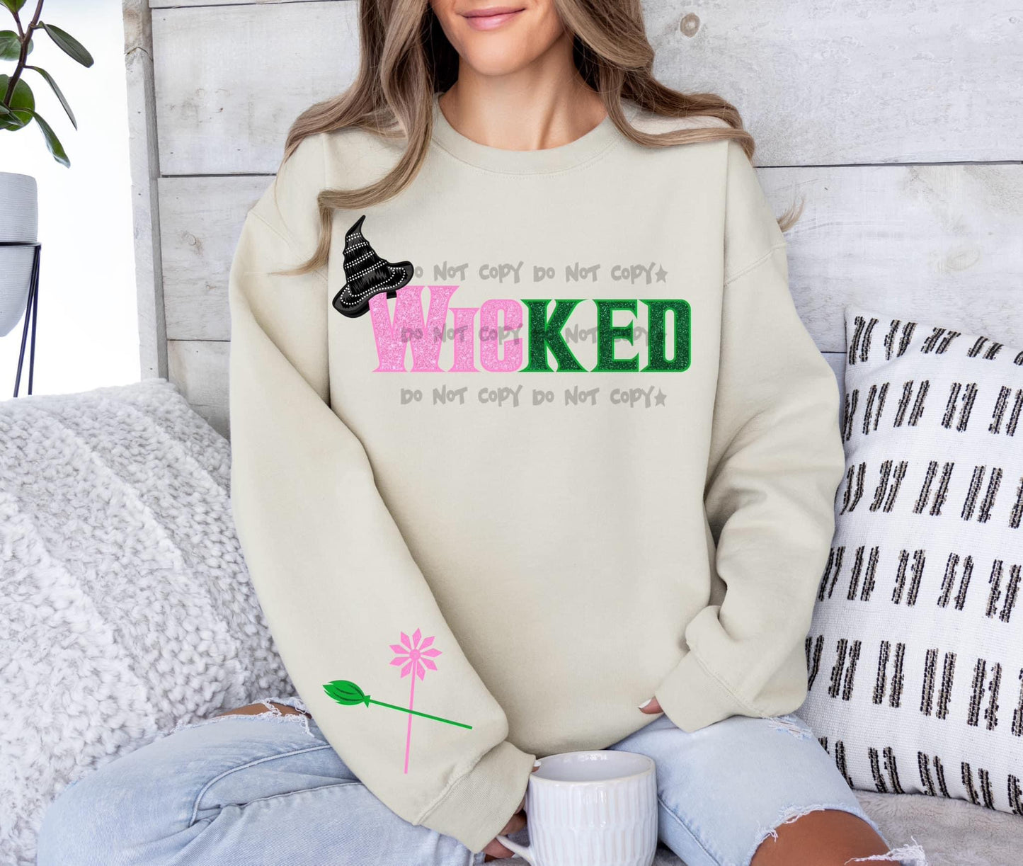 Wicked (sleeve only)-DTF