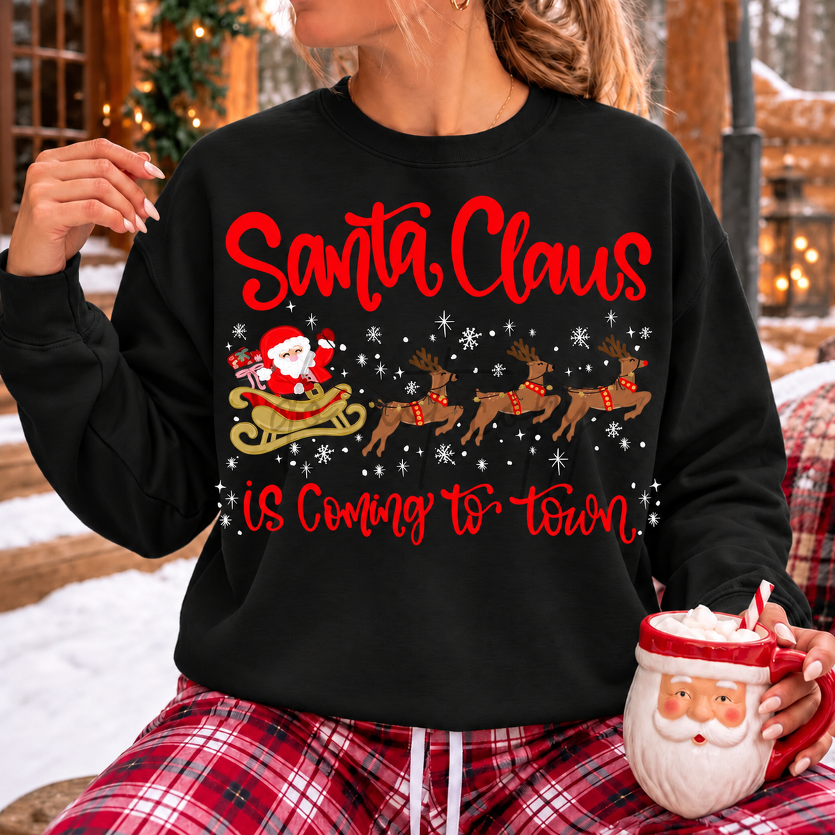 Santa Claus is coming to town- DTF