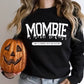 Mombie like a zombie but with kids-white-DTF