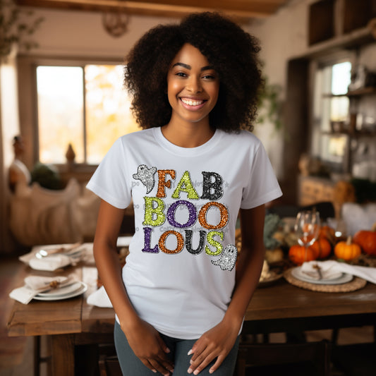 Fab boo lous glitter-DTF