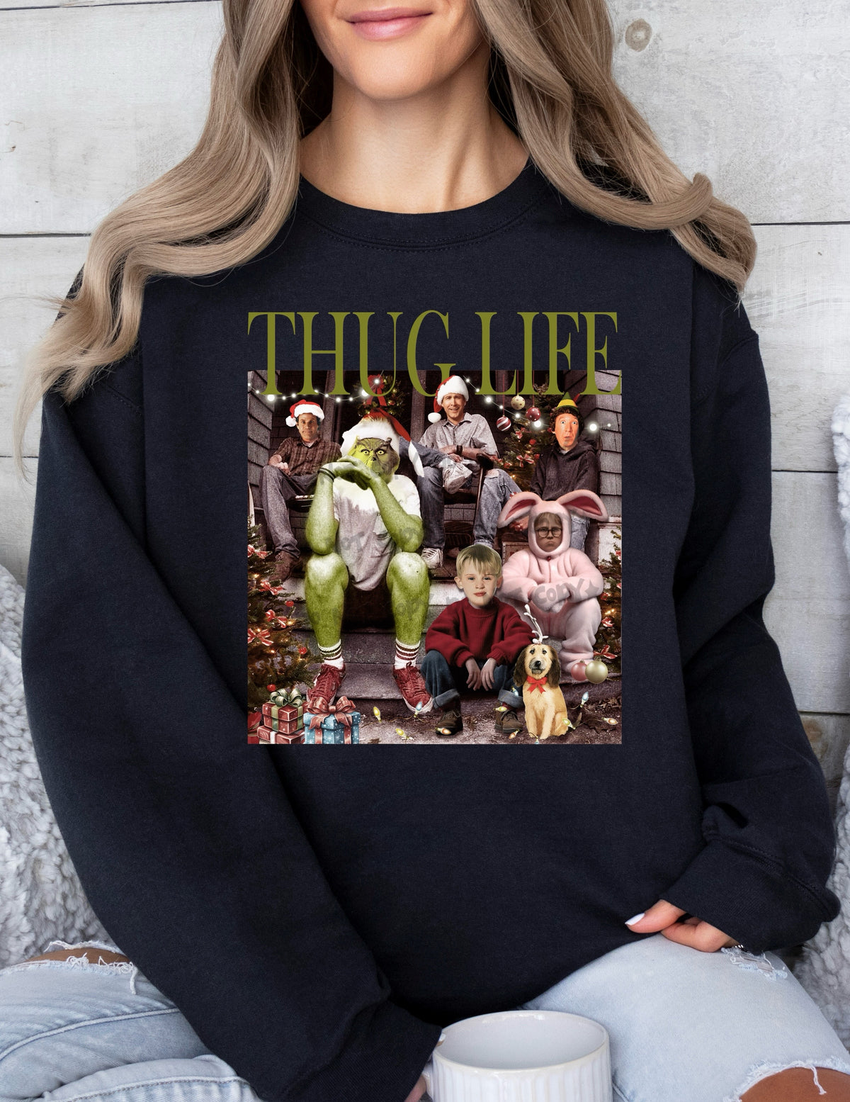 Thug life christmas version -DTF