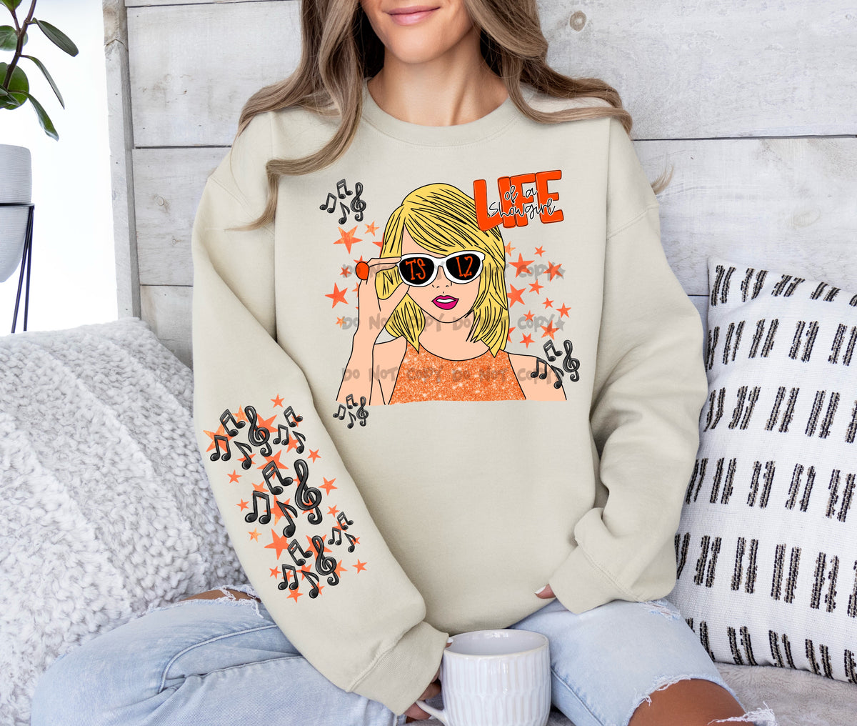 Life of a Showgirl -Swift (comes with sleeve) -DTF&UV