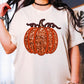 Faux embroidery fall pumpkin-DTF