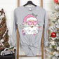 Retro pink santa -DTF