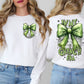 In my Grinch era bow disco ball (BACK)-DTF