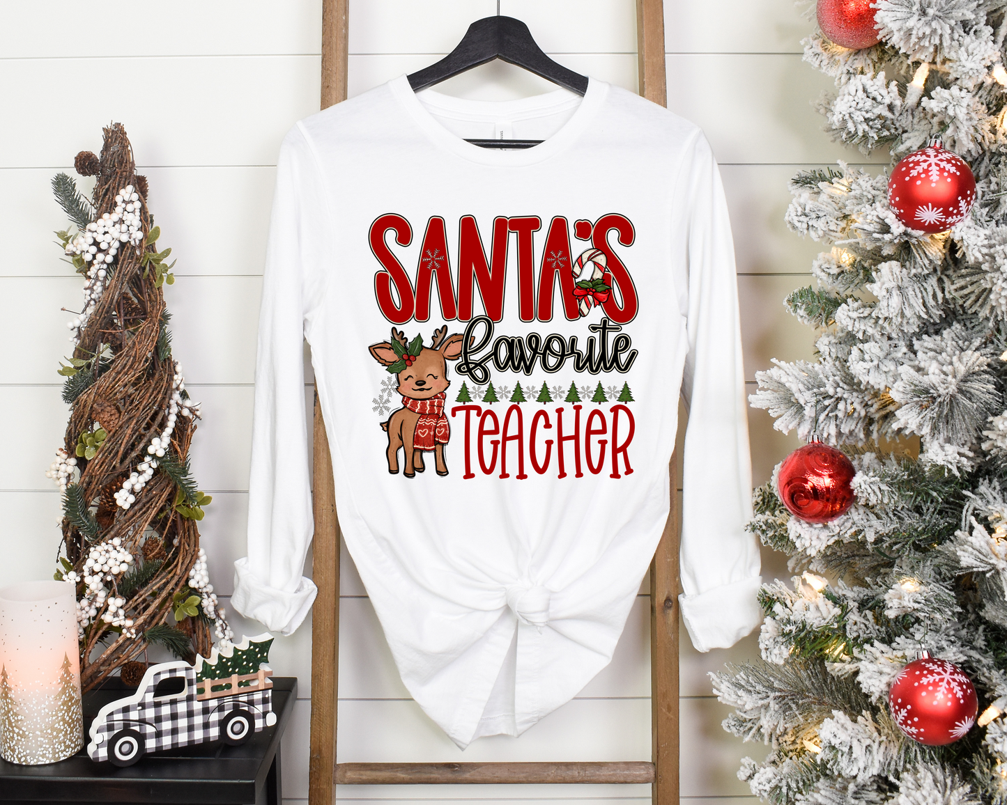 Santas Favorite (custom name)-DTF