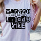 Warning I can be very unlady like (black) -DTF