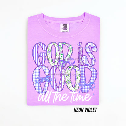 God is good purple-DTF&UV