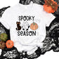 Spooky season cat ghost pumpkin-DTF