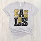 Eagles gold and black- DTF