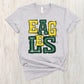 Eagles yellow and green-DTF
