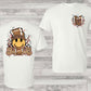 Football mom heart smiley toboggan pocket-DTF