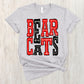 Bearcats Black and red - DTF