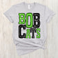 Bobcats green and black- DTF