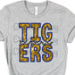 Tigers gold sequin tigers-DTF