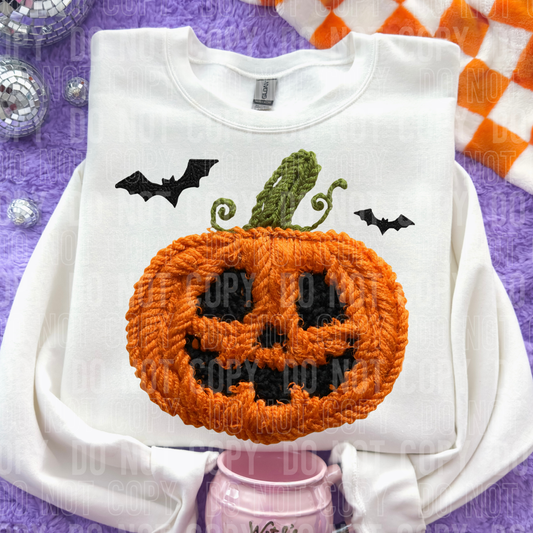 Yarn Jack O Lantern-DTF&UV