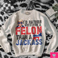 I’d rather vote for a felon than a Jackass(black words- Trump )-DTF