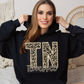 Tennessee leopard state initials-DTF