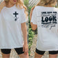 Look back and Thank God (BACK)-DTF
