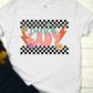 Lunch lady checkered-DTF