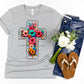 John 3:16 Floral Cross-DTF