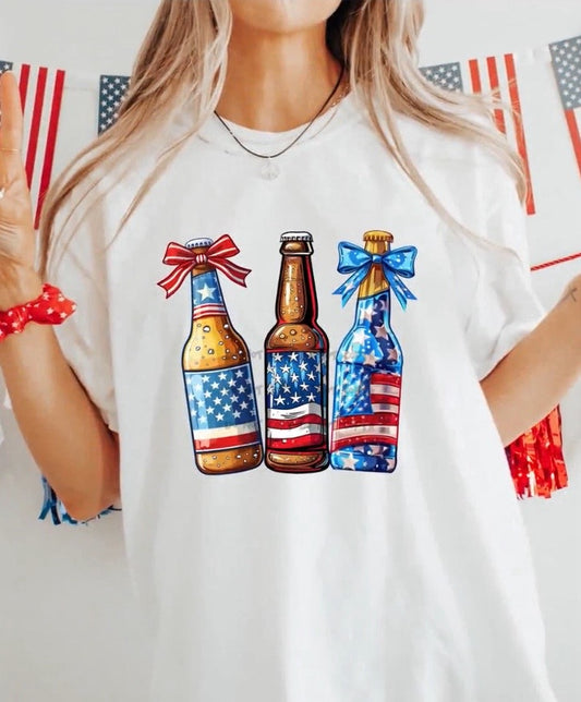 Patriotic beer bottles-DTF