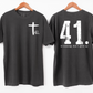 41 is coming don’t give up-white (BACK) -DTF