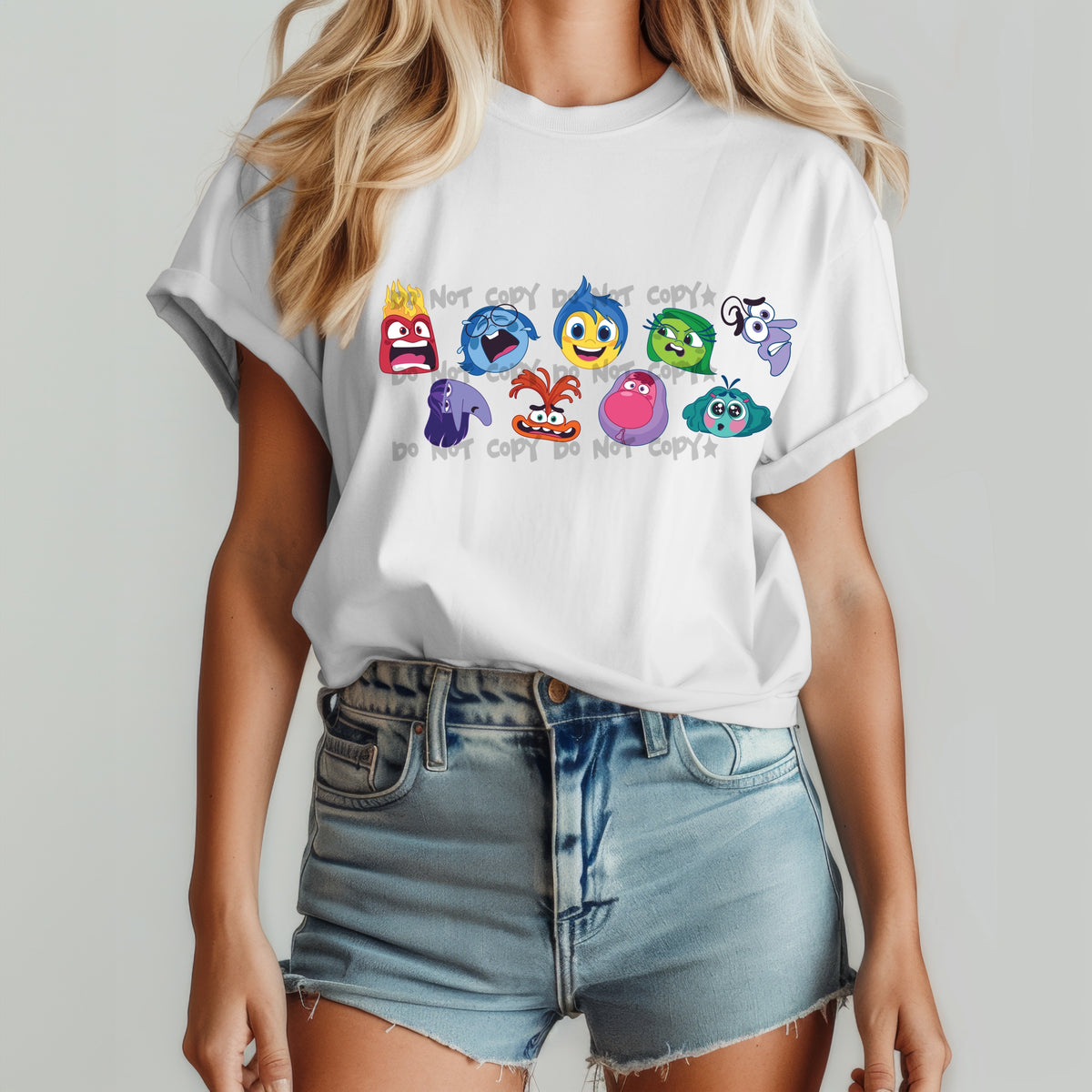It's Okay to Feel all the feels Characters (FRONT) -DTF