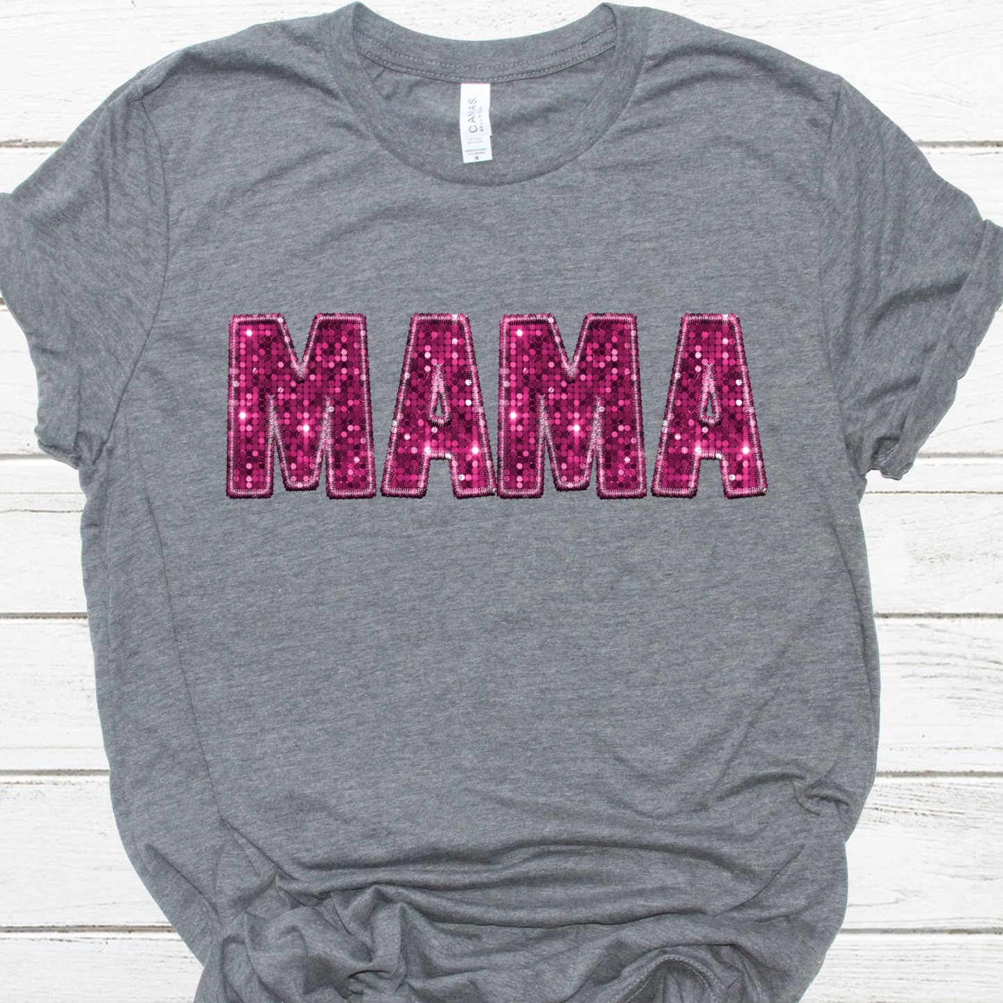 Mama pink sequin-DTF