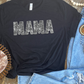 Mama sequin silver-DTF