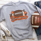 Browns stars faux sequin football -DTF