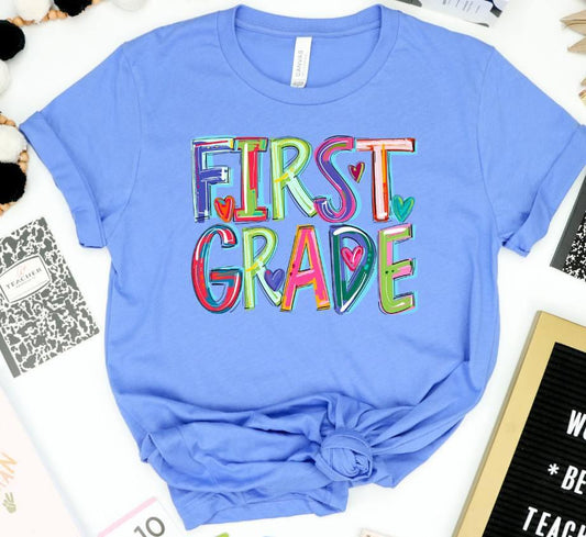 First Grade cheery-DTF