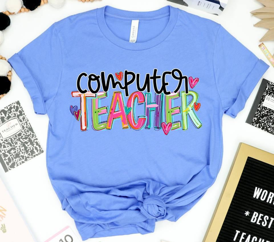 Computer Teacher cheery-DTF