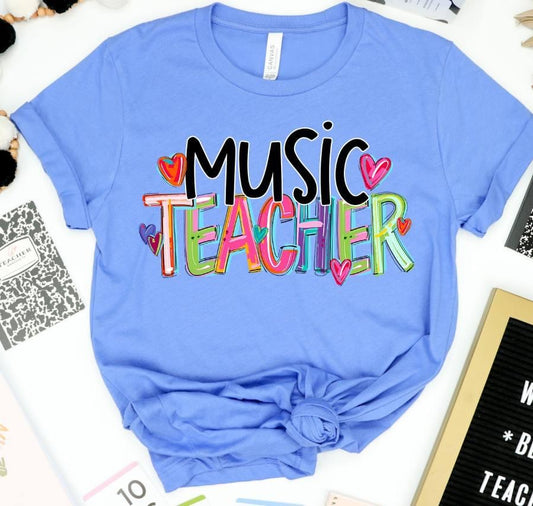 Music Teacher cheery-DTF