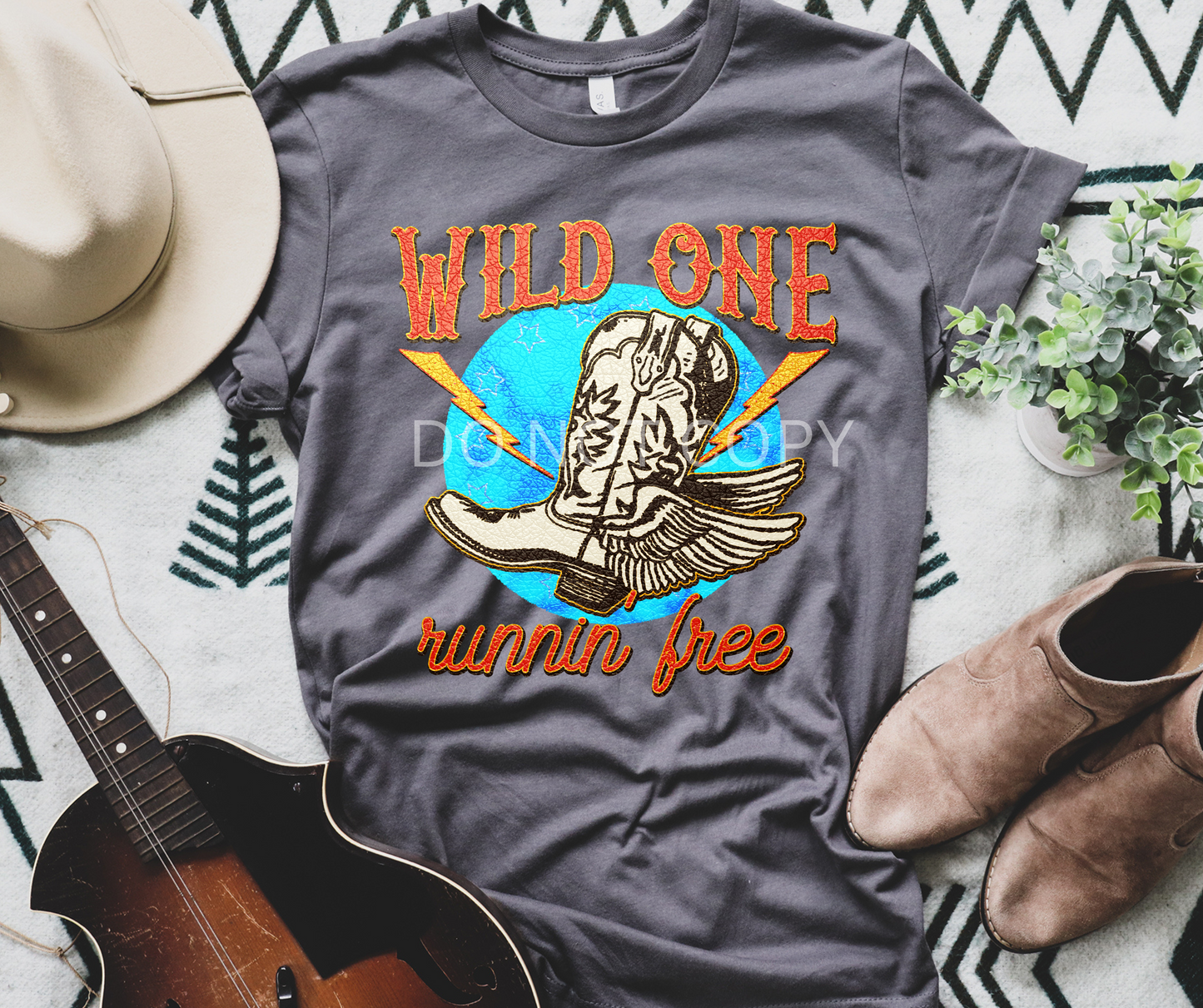 Wild one running free-DTF