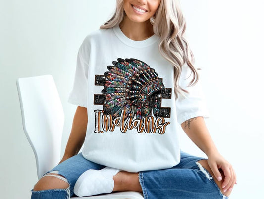 Indians faux embroidery-DTF