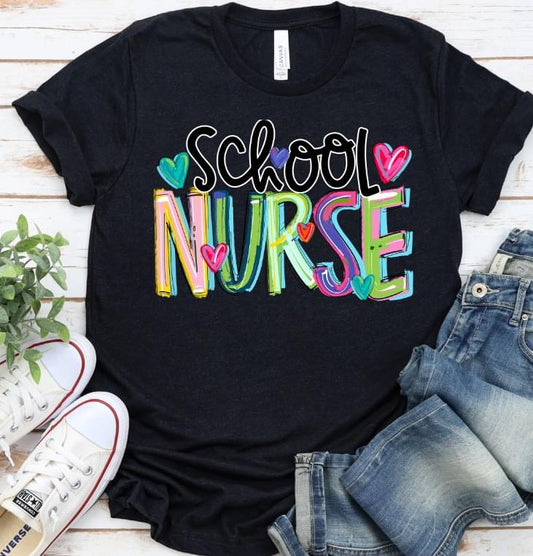 School Nurse cheery-DTF