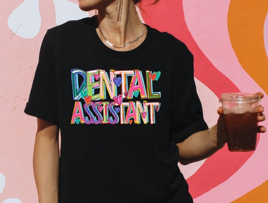 Dental assistant cheery-DTF