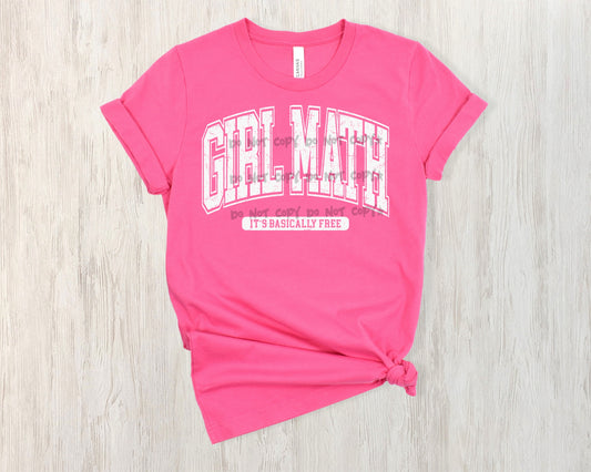 Girl Math-DTF