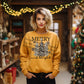 Merry and bright trees brown tan outline-DTF
