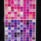 Color chart- pink and purple