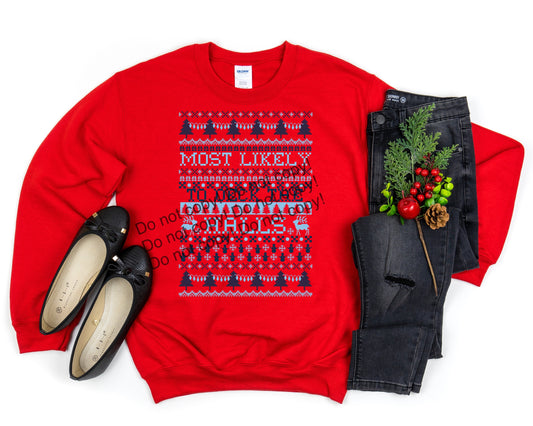 Most likely to deck the halls-DTF