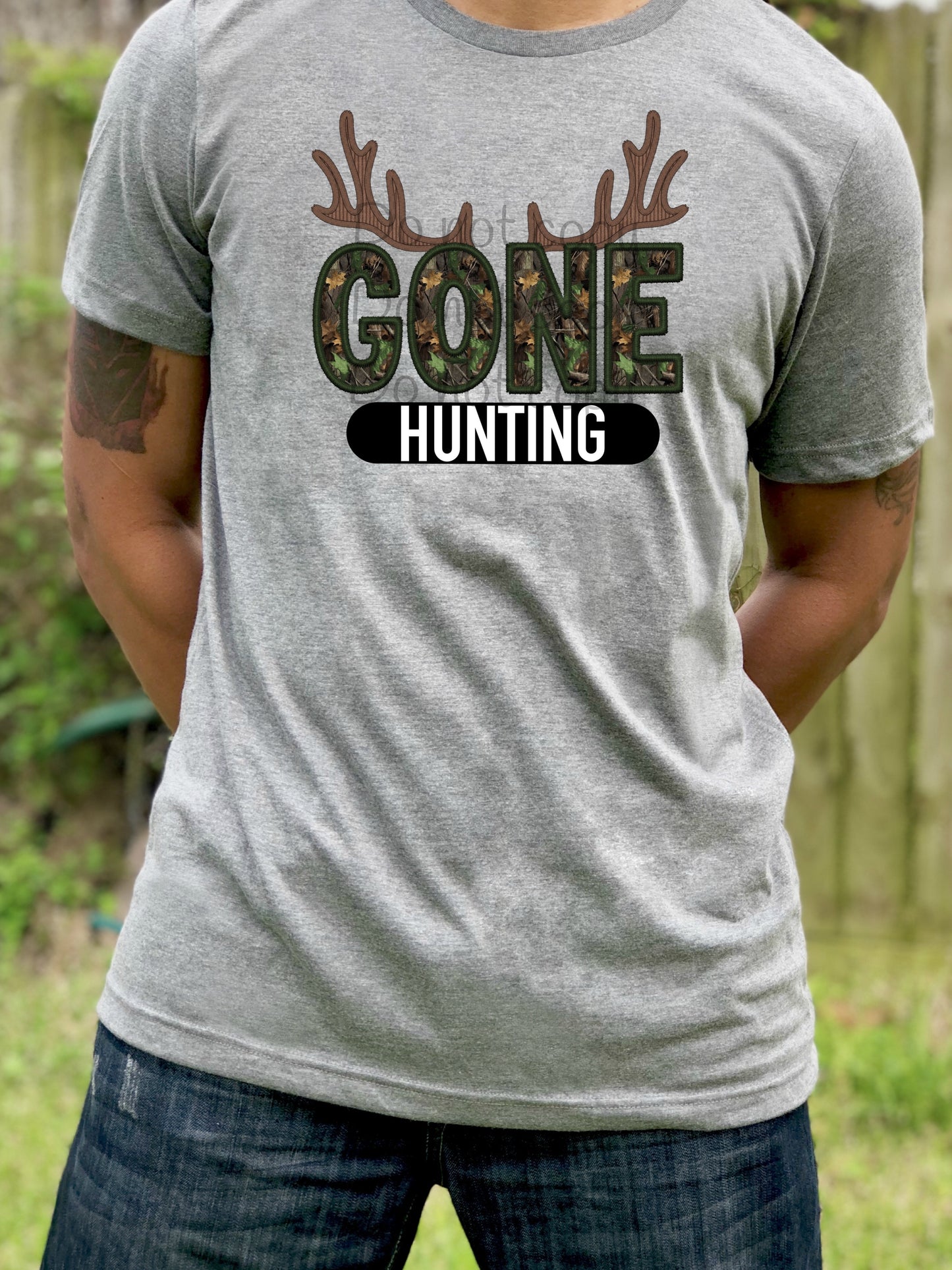 Gone hunting-DTF