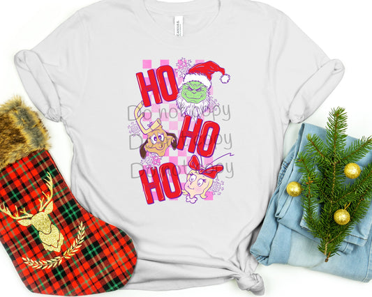Ho Ho Ho G characters-DTF